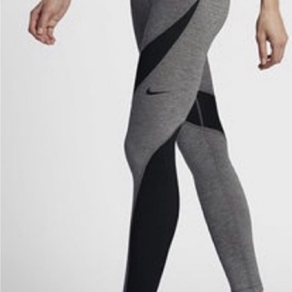 Nike Gray and Black Dri-Fit Nike Pro - Picture 5 of 5